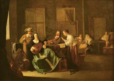 Concert de famille, ou Fête musicale - Jacob Duck
